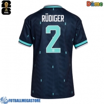 Fotballdrakt Dame Tyskland Antonio Rudiger #2 Bortedrakt VM 2026 Kortermet